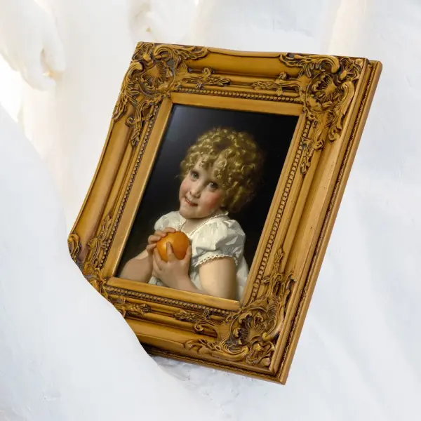 Репродукция картины «Девочка с оранжевым апельсином»