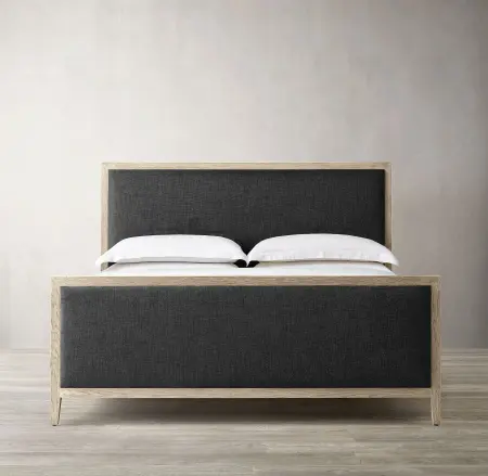 Кровать мягкая 140 200 Сен-Морис бежевая