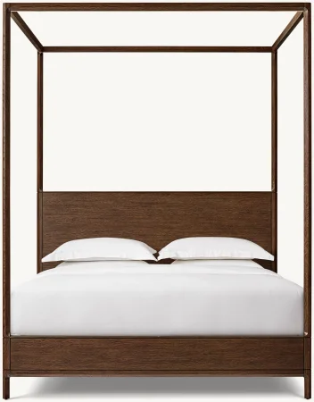 Кровать 140 200 с балдахином Палаццо, массив