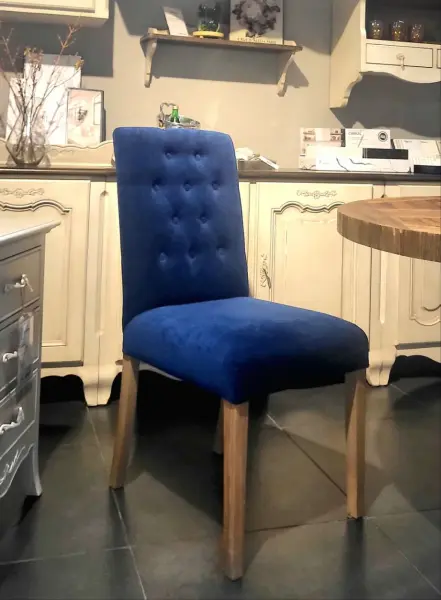 Стул Альбан синий