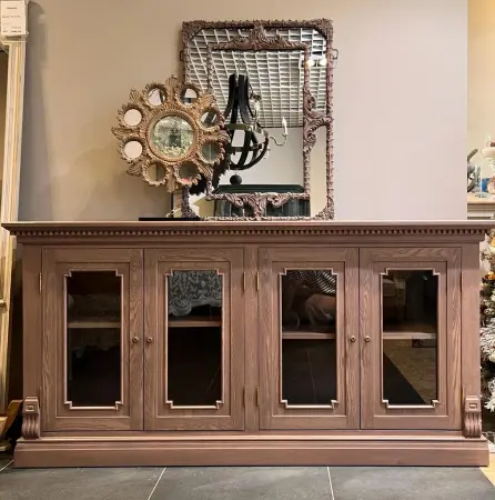 Тумба с 4 стеклянными дверцами Сент-Джеймс