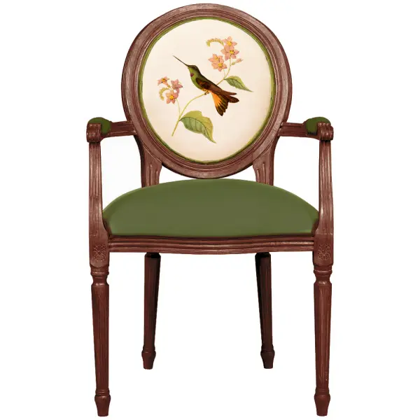 Кресло Медальон Райская птица Ver.1