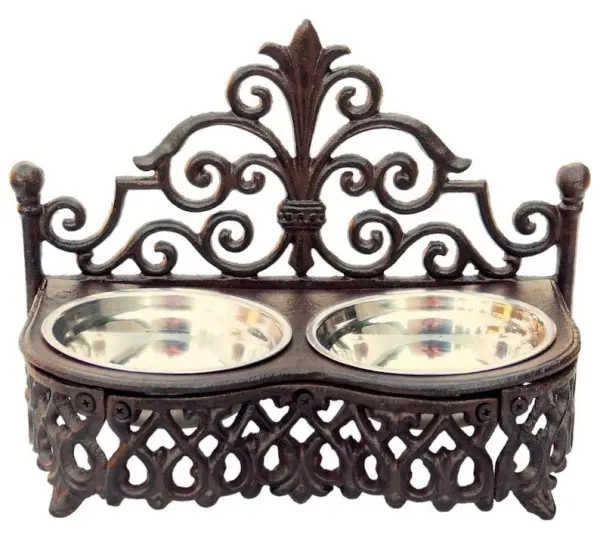 Миска для питомца двойная "Антик"