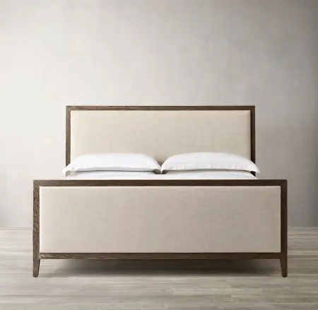 Кровать мягкая 140 200 Сен-Морис бежевая