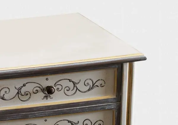 Тумбочка прикроватная на ножках Бергамо Романтик