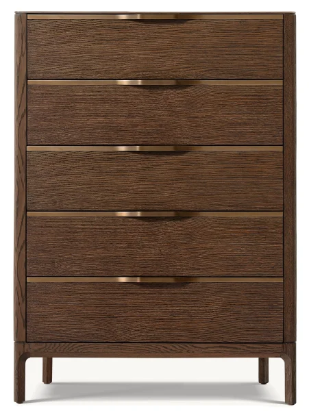 Комод узкий из массива 5 ящиков Палаццо