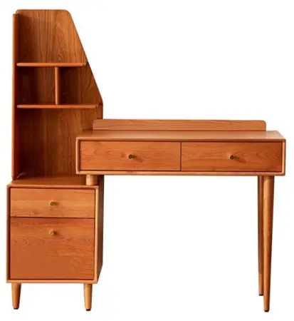 Туалетный столик тумбой и угловой полкой Твигги