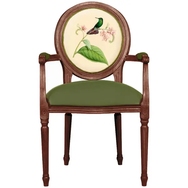 Кресло Медальон Райская птица Ver.5