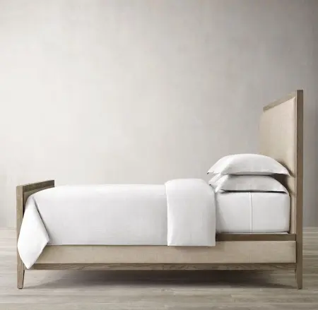 Кровать мягкая 140 200 Сен-Морис бежевая