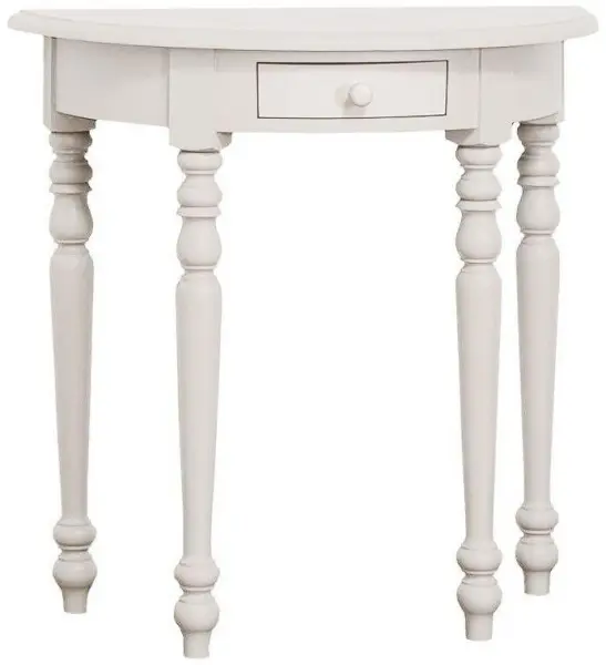 Консоль полукруглая Брюгге с четырьмя ножками