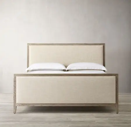 Кровать мягкая 140 200 Сен-Морис бежевая