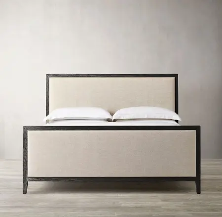 Кровать мягкая 140 200 Сен-Морис бежевая