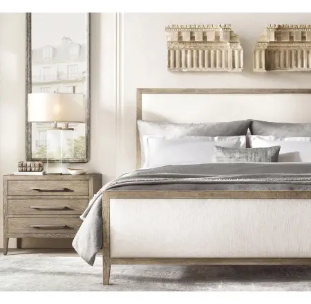 Кровать мягкая 140 200 Сен-Морис бежевая