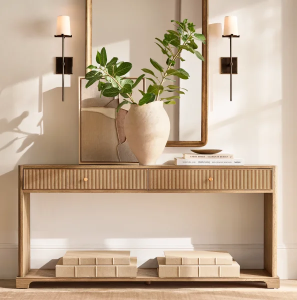 Консольный столик с 2 выдвижными ящиками Женевьева Рид