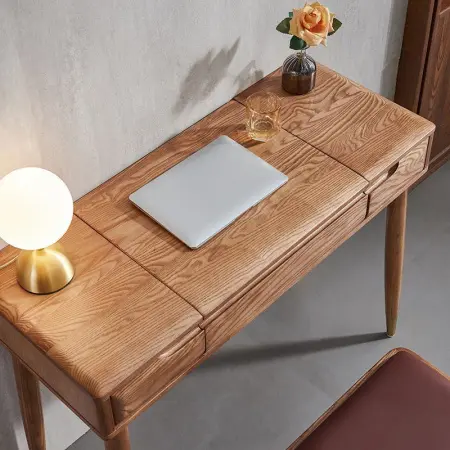 Туалетный столик  100см с двумя ящиками и зеркалом Твигги