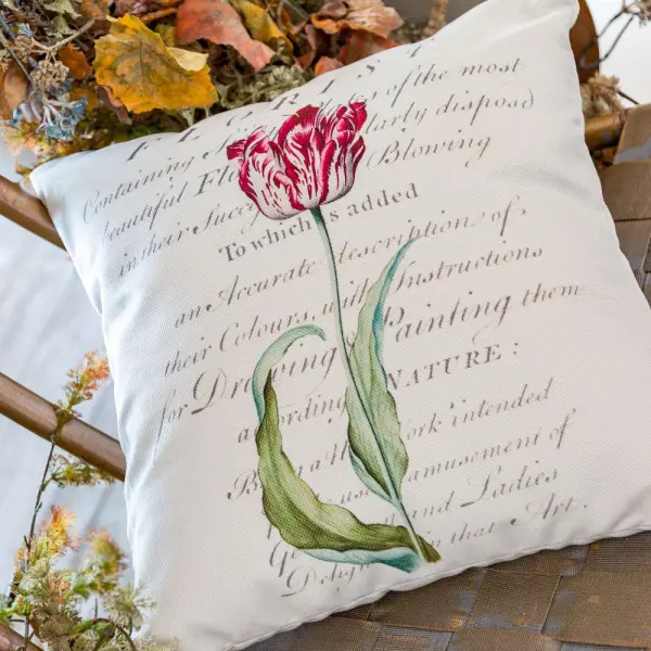 Декоративная подушка «Тюльпаномания», версия 10