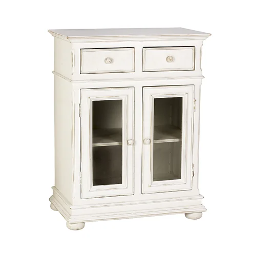 Тумба стеклянная с ящиками Нордик