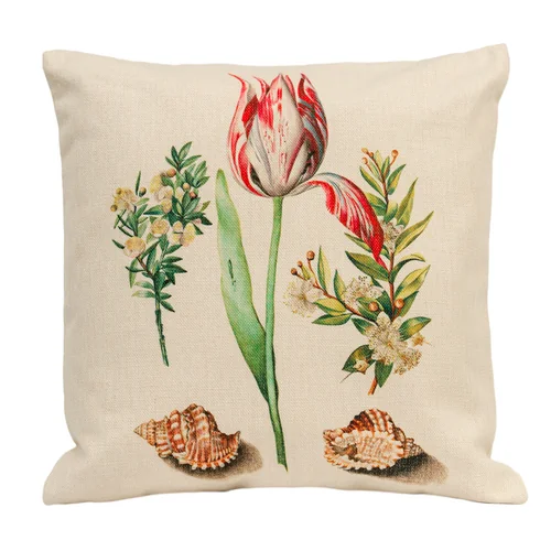 Интерьерная подушка «Ботаническое барокко», версия 6