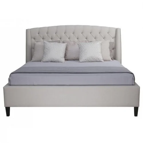 Кровать двуспальная 160 200 Diaz бежевая