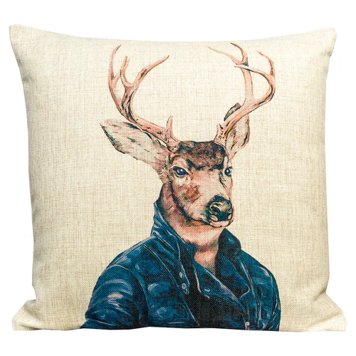 Декоративная подушка «Мистер Благородный Олень» (версия 2)