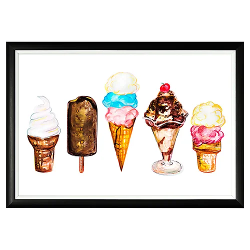 Арт-постер «Пять поводов для наслаждения»