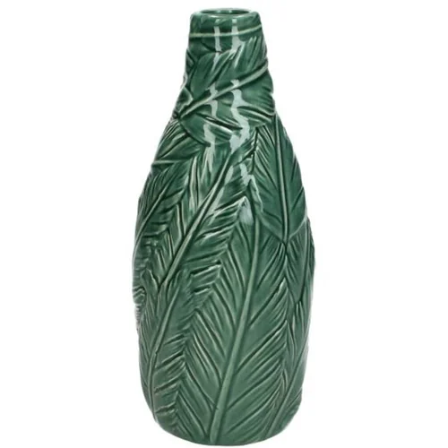 Ваза керамическая зеленого цвета