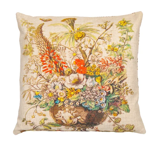 Декоративная подушка «12 месяцев цветения», версия Декабрь