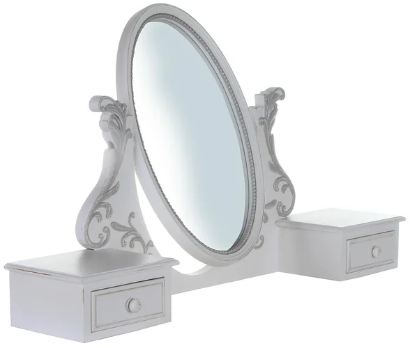 Зеркало настольное с ящичками "Камея"