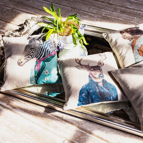 Декоративная подушка «Мистер Зебра»