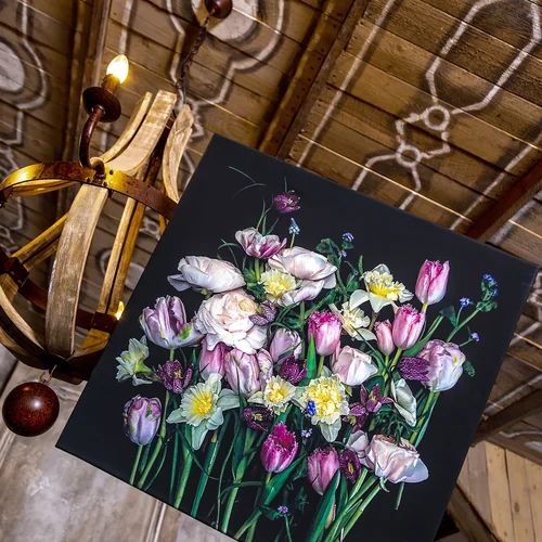 Картина «Polignac Rose» (холст, галерейная натяжка)