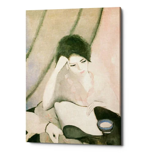 Картина «У лампы» (холст, галерейная натяжка)