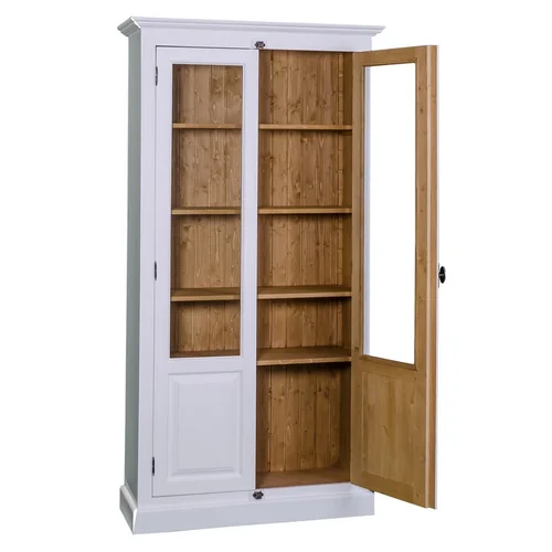 Шкаф-витрина узкая Брюгге