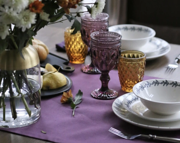 Сервируем ярко! Подборка уникальной посуды и текстиля в ярких цветах.