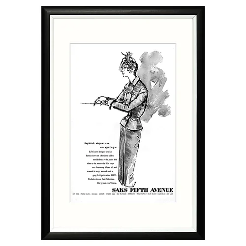Арт-постер «Saks Fifth Avenue»