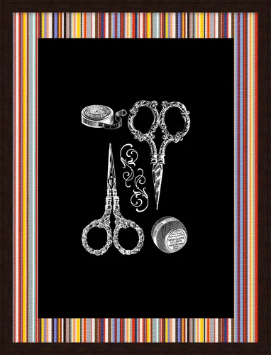 Арт-постер «Волшебные ножницы Страйп»