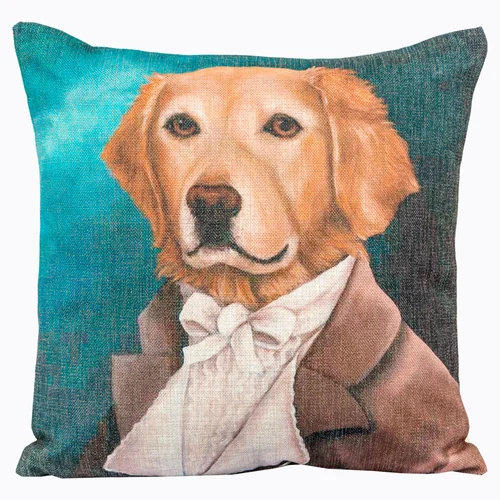 Арт-подушка «Музейный экспонат», версия 4 «Лорд Лабрадор»