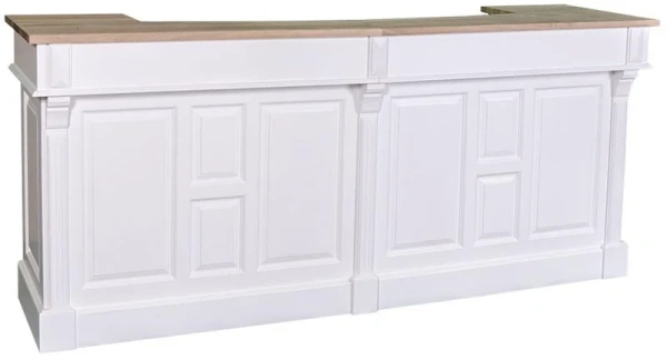 Барная стойка Брюгге ширина 220 см столешница - тонировка маслом