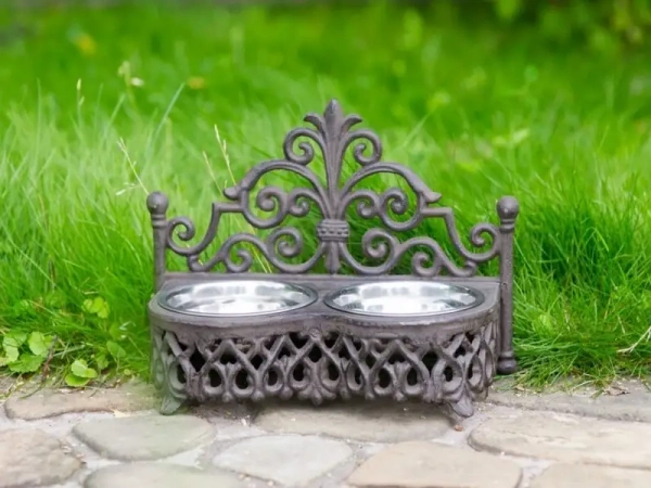 Миска для питомца двойная "Антик"