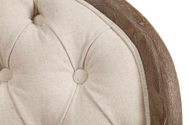 Кресло мягкое бежевое с каретной стяжкой Armstrong