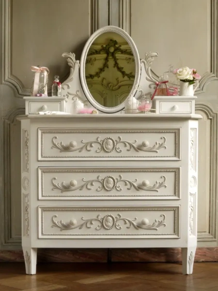 Зеркало настольное с ящичками "Камея"